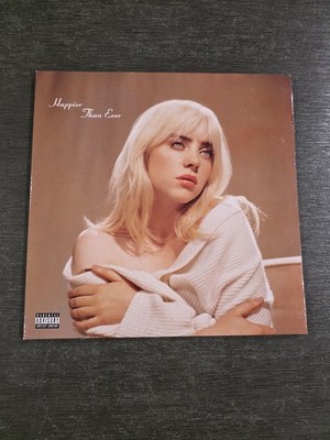 Billie Eilish Happier Than Ever Vinyl LIGHT BLUE