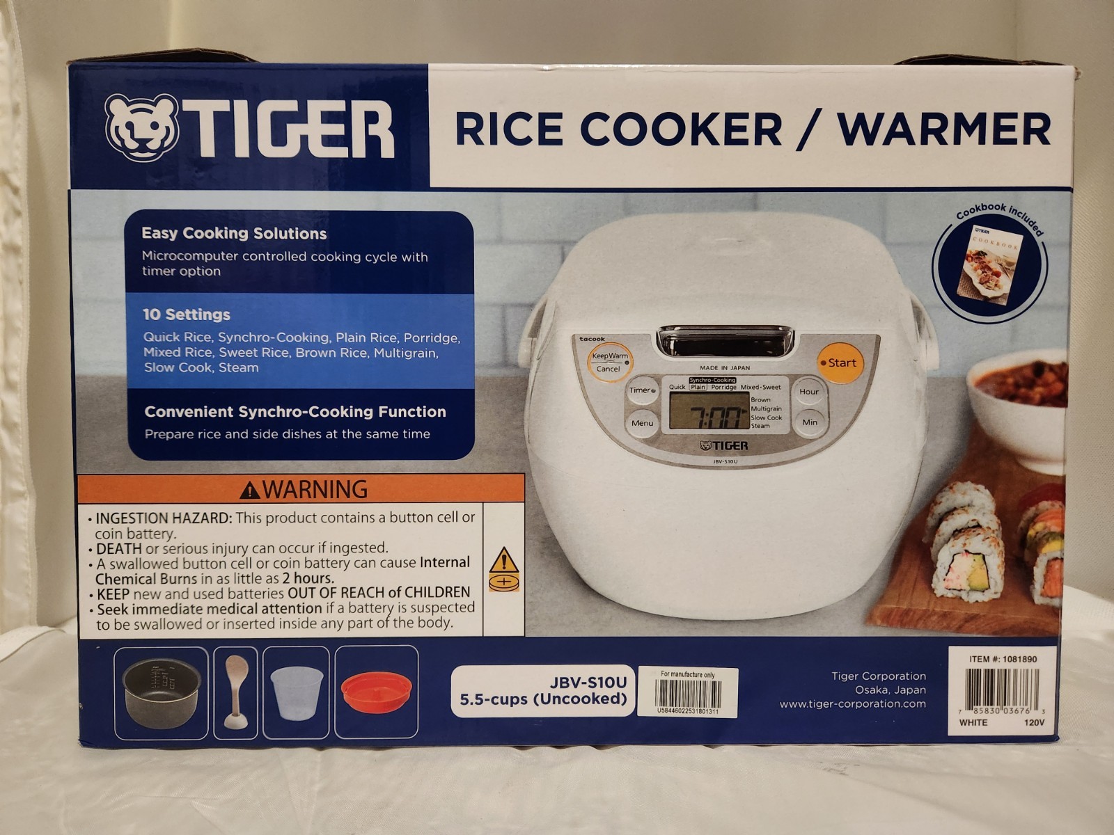 & Warmer Stainless Steel Open Box