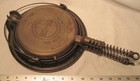 Griswold American No 8 Low Base Cast Iron Waffle Iron Nice L@@K! — photo 2