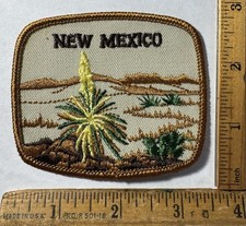 Vintage New Mexico Desert Soaping Yucca Plant Iron On Patch Travel Souvenir
