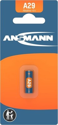 Ansmann A29 9V Alkaline Battery 25A 29A 32A L822 LR29 MN29 GP25A GP29A GP32A