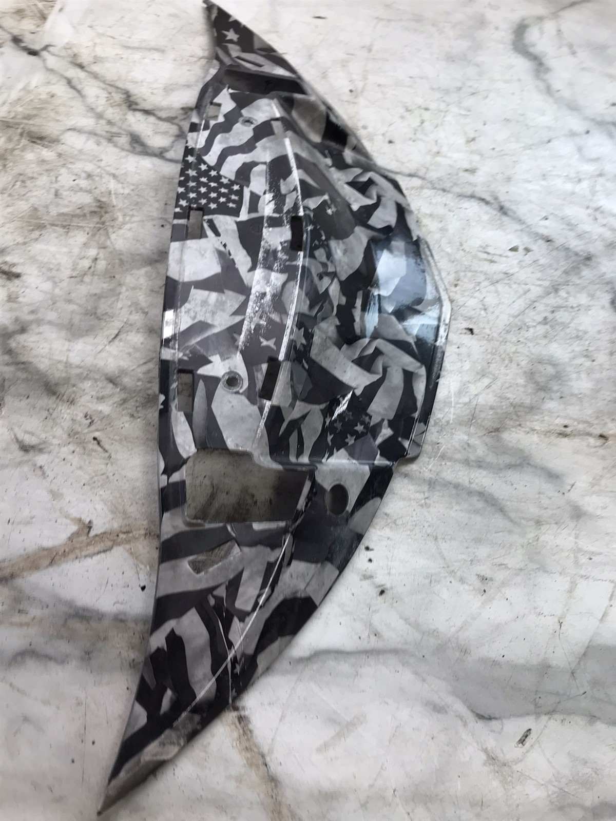 11 Victory Cross Country 106 upper dash gauge cover panel cowl fairing