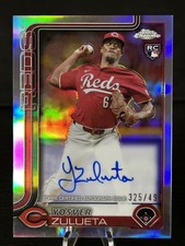 2025 Topps Chrome Baseball Yosver Zulueta (RC) #RA-YZ Auto Refractor /499 E919