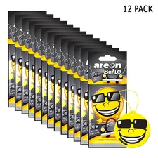 12 PC Hanging Air Freshener Office Home Fragrance Car Mirror Black Crystal Scent