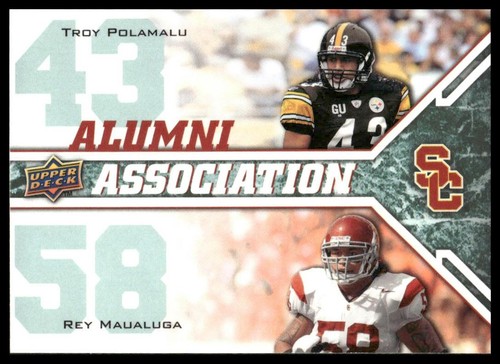 Rey Maualuga, Troy Polamalu #231 2009 Upper Deck Draft Edition card