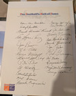 25 FootBall HOFer Signed Letterhead, Nagurski, Halas, Brown,Kinard,Tittle,Nevers — photo 3