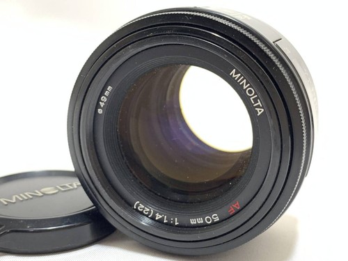 Minolta AF 50mm F1.4 Lens, Used, Some wear, Limited Offer