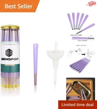 King Size Purple Pre Rolled Cones | 100 Pack - Effortless Eco-Friendly Rolling