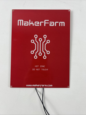 MakerFarm Heatbed 8  x6   for 3D Printer