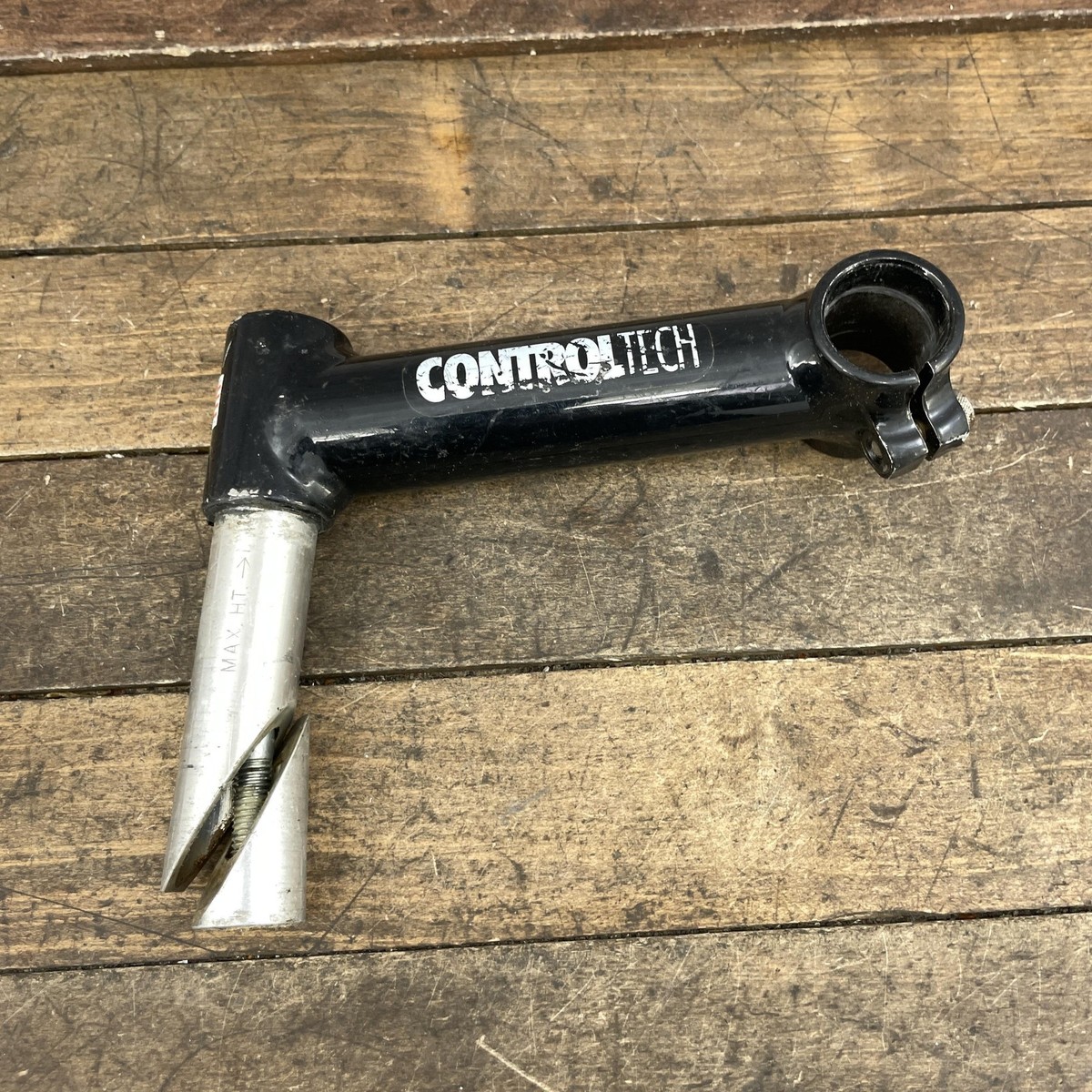 Vintage Control Tech Quill Stem 25.4 Clamp 22.2 Quill Black USA