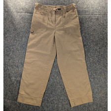 Lauren Ralph Lauren Pants Womens 4 Petite Beige Vintage Casual Big Pockets