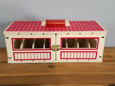 2020 Melissa  Doug Take Along Show Horse Stable Play Set, wood