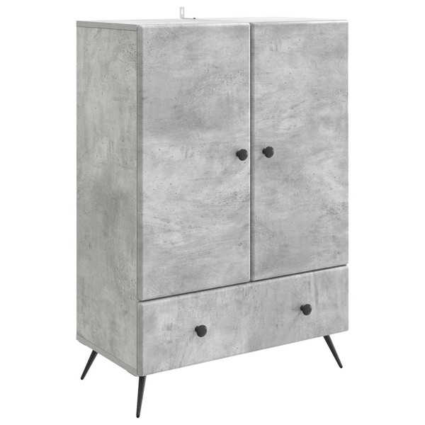 Sideboard Betongrau 66 X 34,5 X 95 Cm Holzwerkstoff Wohnzimmer-image