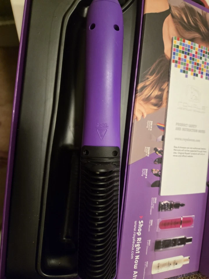 Cepillo de pelo de cerámica multiusos - púrpura Foto 2 de 4