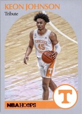 2021-22 Panini Chronicles Draft Picks Pink #56 Keon Johnson Hoops Retro - BSK