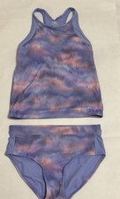 Athleta Girl 2 Piece Swimsuit Tankini Top With Bottoms Size XL /14