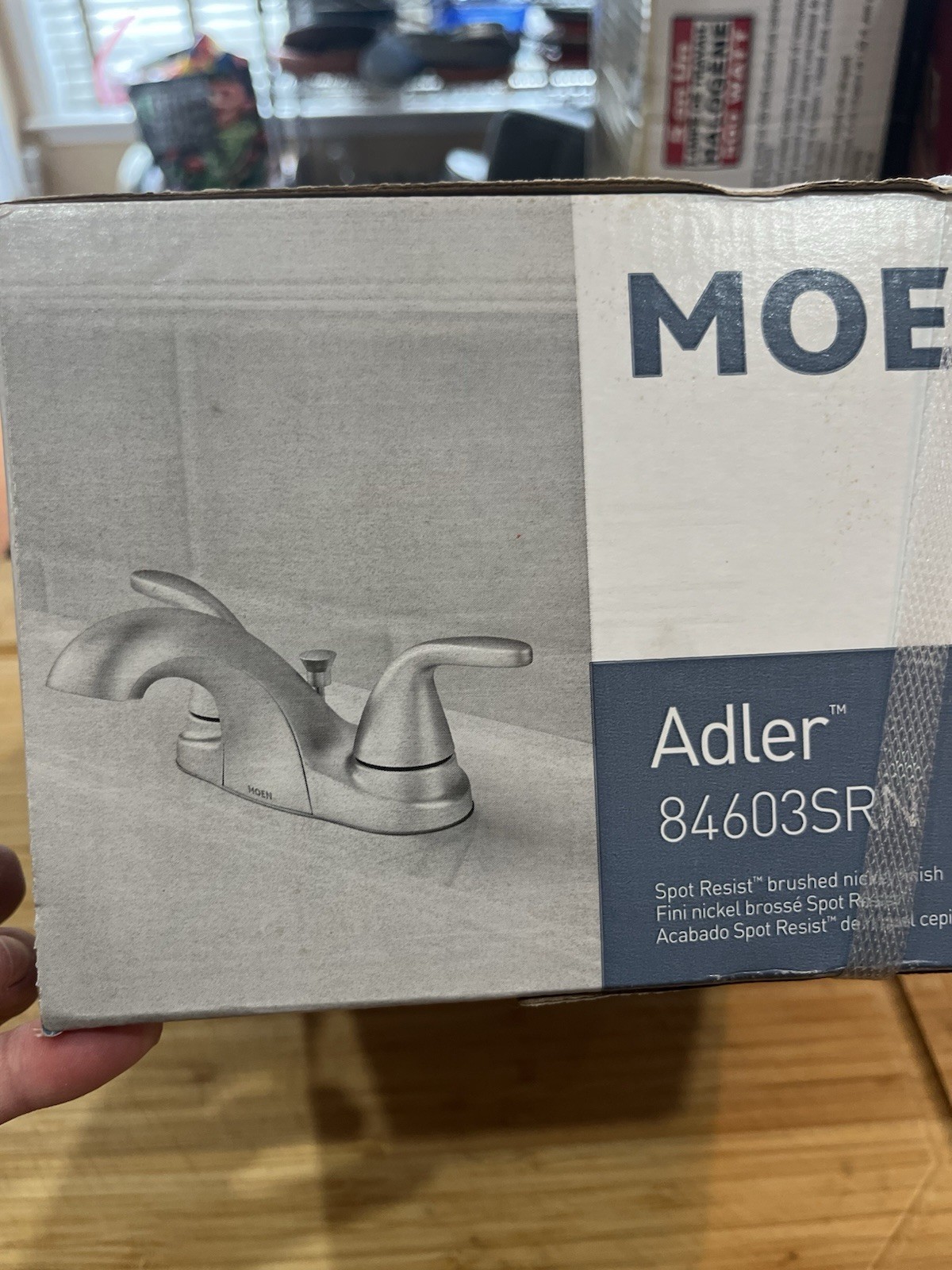New Moen Adler 84603SRN Two-Handle Bathroom Faucet - Spot Re