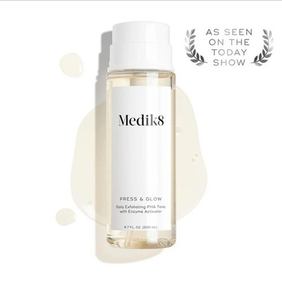 MEDIK8 - PRESS & GLOW DAILY EXFOLIATING PHA TONIC - FULL SIZE 6.7oz - NEW IN BOX