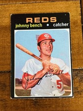 1971 Topps Johnny Bench #250 • Reds • VG • Estate Sale