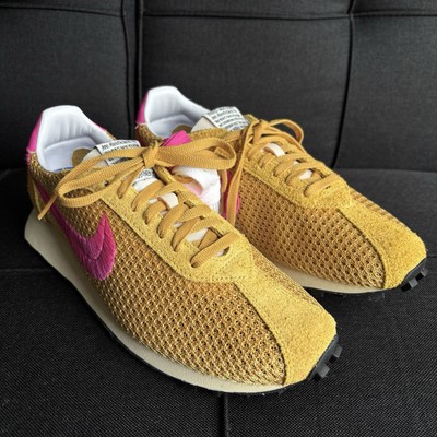 Stussy × Nike LD-1000 Sanded Gold and Laser Fuchsia FQ5369-700 