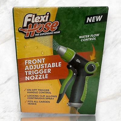 #ad #ad Flexihose Front Adjustable Trigger Nozzle with Slip resistant Grip 360 degree $14.99