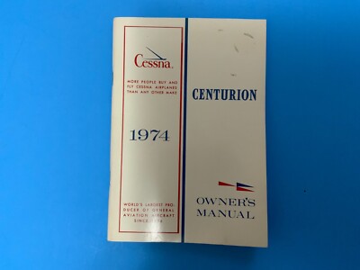 1974 Cessna Centurion Owner's Manual