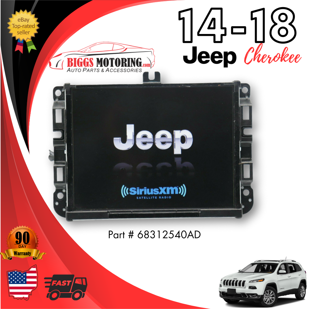 2014-2018 Jeep Cherokee 8.4'' VP3 Uconnect Radio Display Screen