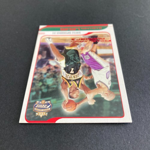 Rashard Lewis 2001-02 Fleer Focus Jersey Edition Numbers /10 Card #71 Sonics Vtg - Picture 3 of 7