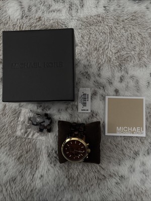 Michael Kors Jet Set Tortoise Watch Michael Kors Jet Set Tortoise Shell Ladies Watch MK5038  main image 4