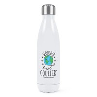 World's Best Kurier Doppelwand Wasserflasche Lustig Favorit Lieferung Treiber