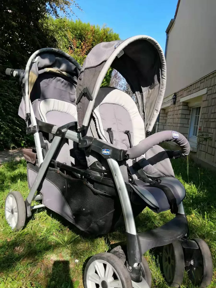 Poussette double pour bébé – Poussette jumeaux pour bébé et