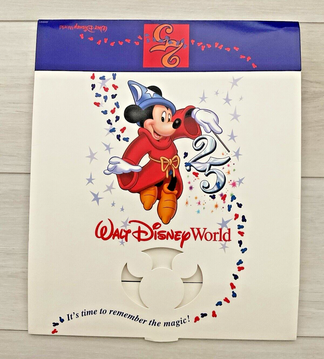 Vintage Rare Walt Disney World 25th Anniversary Box 12x12x2.5