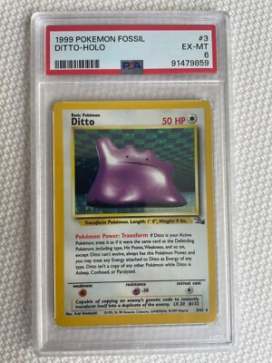 Ditto 3/62 Fossil Holo for sale online | eBay