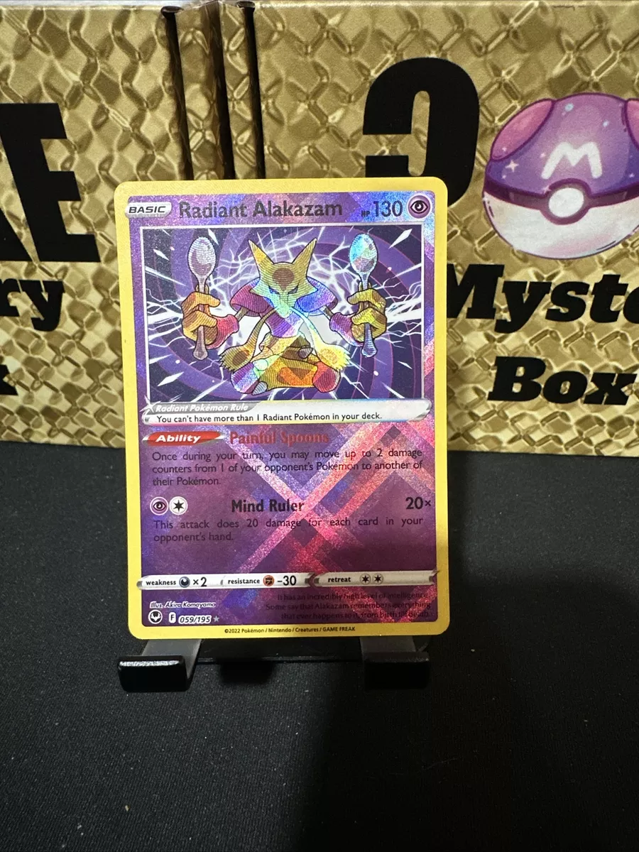 Radiant Alakazam Silver Tempest, Hobbies & Toys, Toys & Games on