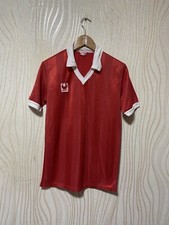 1980s 1990s UHLSPORT FOOTBALL SHIRT SOCCER JERSEY sz M MEN RED #6