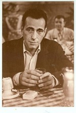 CELEBRITY-HUMPHREY BOGART-#136-021-SITTING AT TABLE -MODERN POSTCARD-4