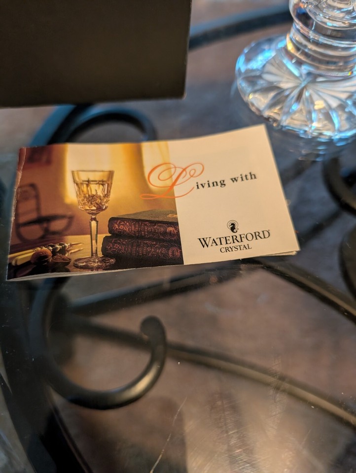 Waterford Crystal Balmoral Cut Flower Bud Vase New With Box & Manual eBay