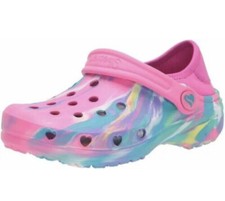 NIB Skechers Foamies Heart Charmer Let's go play Pink/Multi Kids SZ 3