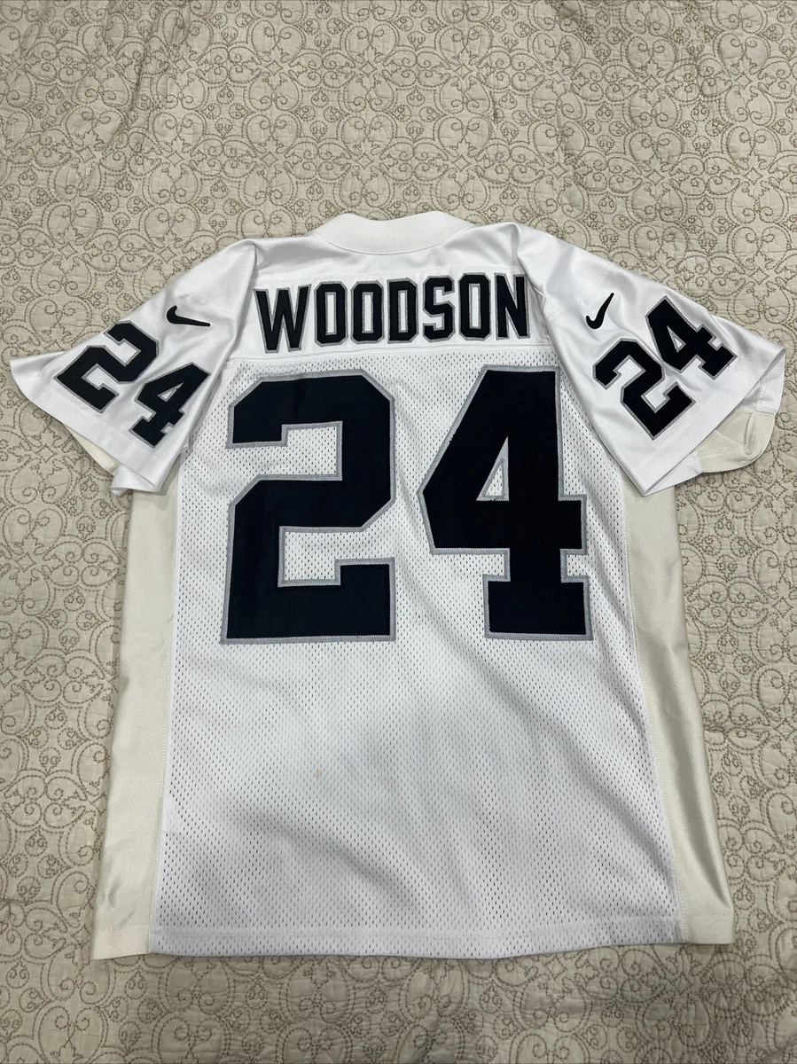 Oakland Raiders Charles Woodson Nike Authentic Jersey 44 L Vintage Stitched  NFL