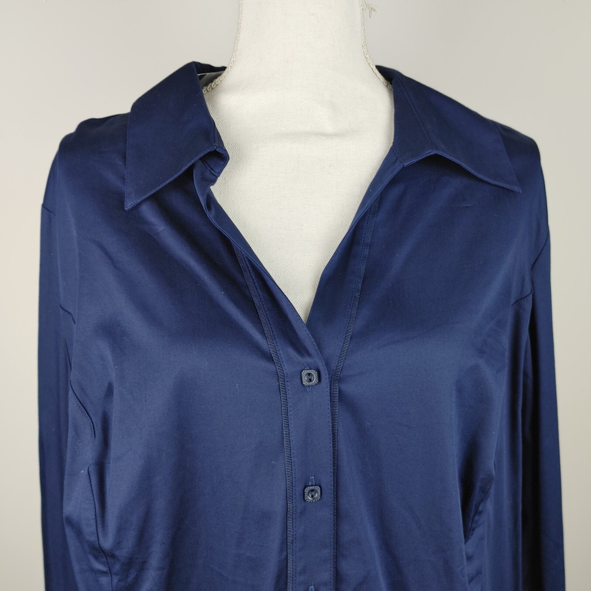 lane bryant dress shirts Classic Long Sleeve Button Down Cri