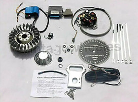 Lambretta LI SX TV Std Weight 12v Electronic Ignition Kit Cdi Sil Stator - Extra