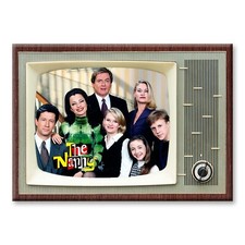 THE NANNY TV Show TV 3.5 inches x 2.5 inches Steel FRIDGE MAGNET