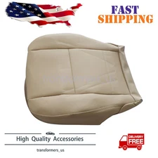 Driver Bottom Leather Seat Cover Tan Replacement FITS TOYOTA SEQUOIA 2000-2007