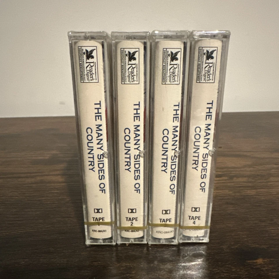 The Many Sides of Country Reader's Digest 4 Cassette Tapes ALL SEALED! - Image 2 of 4