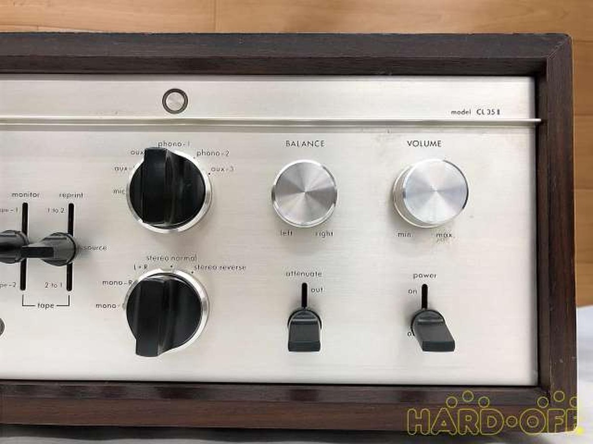 アンプ LUXMAN CL35II Luxman CL35 MKIII Tube Preamp Professionally Serviced Tested