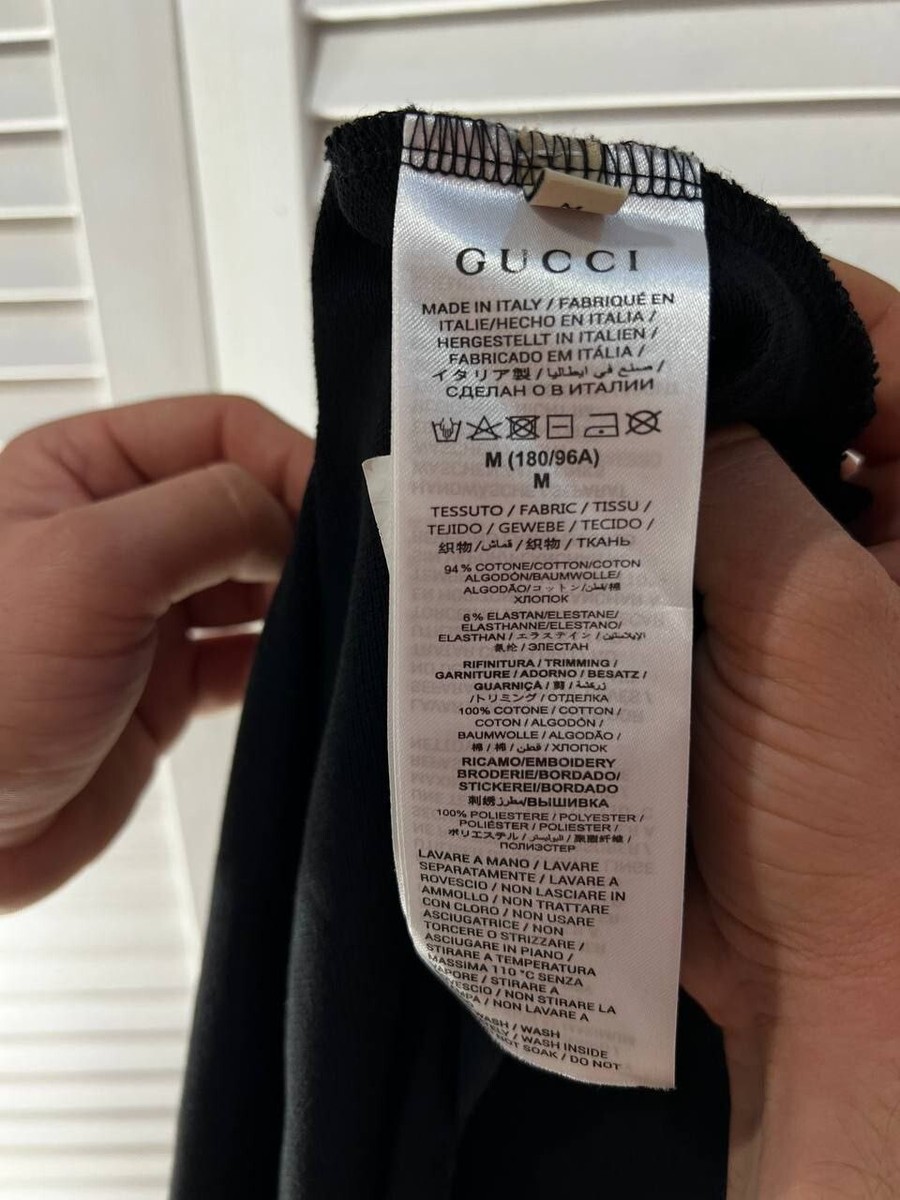 グッチページ GUCCI AUTHENTIC Cotton Piquet Polo With WebCollar 'Black