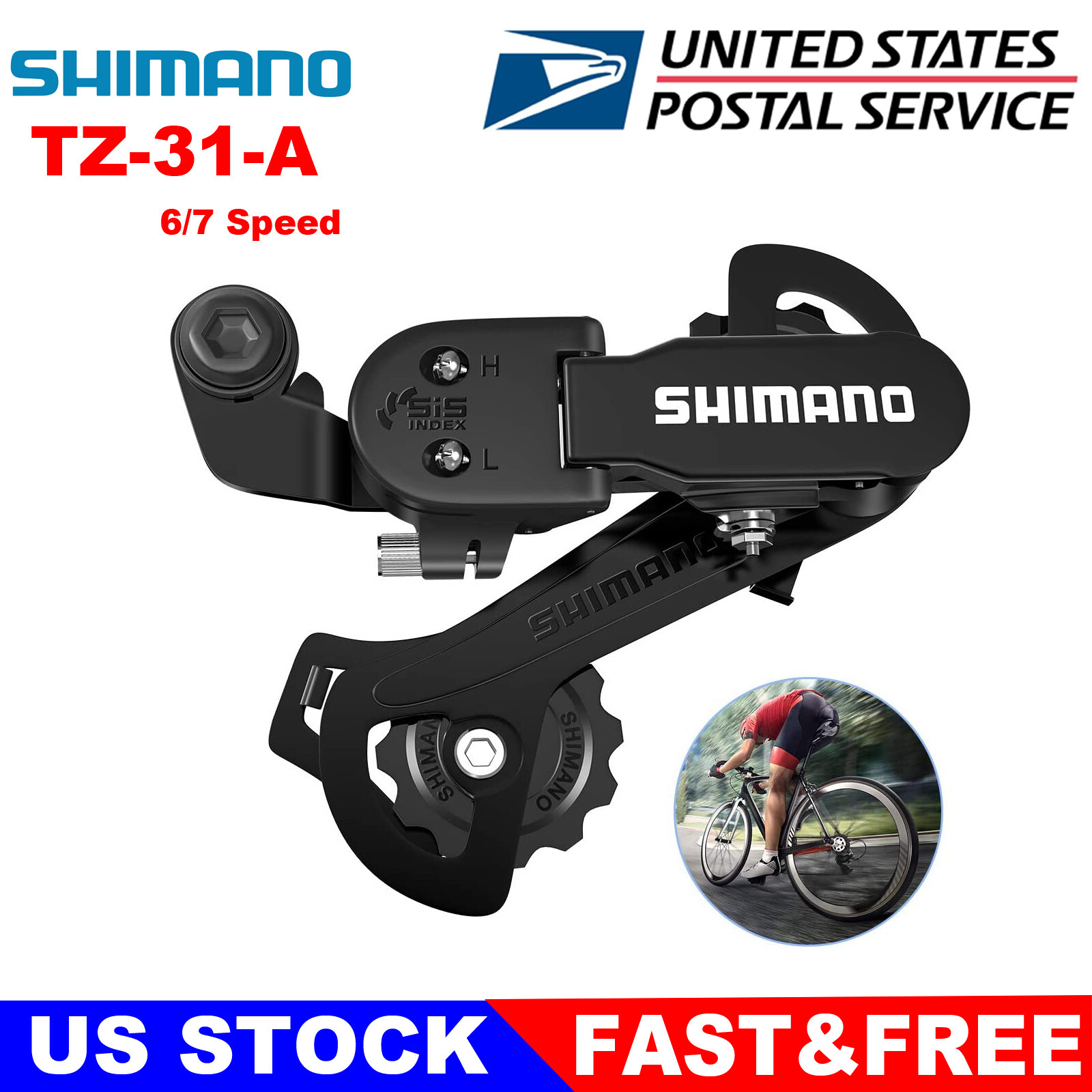 DERAGLIATORE ANTERIORE DOWN SWING (MONTAGGIO CON FASCETTA) 3(FRIZIONE)X8/7-v TOURNEY TZ - Foto 6