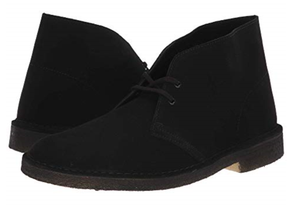 clarks black suede shoes