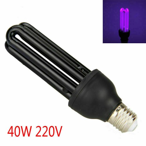 110V/220V Blacklight Low Energy UV Light Screw Ultraviolet Lamp Bulb E27/E26. - Picture 13 of 13