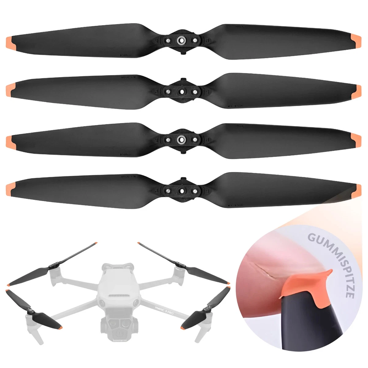 Eliche di ricambio da 4 pezzi compatibili con le parti del drone WiFi ZLL SG906 MAX 2 RC(3 SETS
